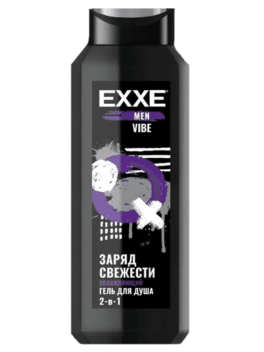 Гель для душа 400 мл "EXXE" MEN 2в1 Увлажняющий VIBE