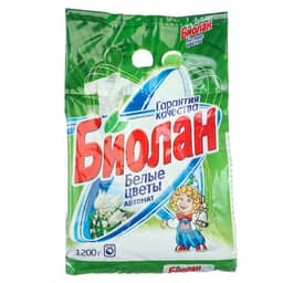 Стиральный порошок 1,2 кг "Биолан" автомат, Белые цветы