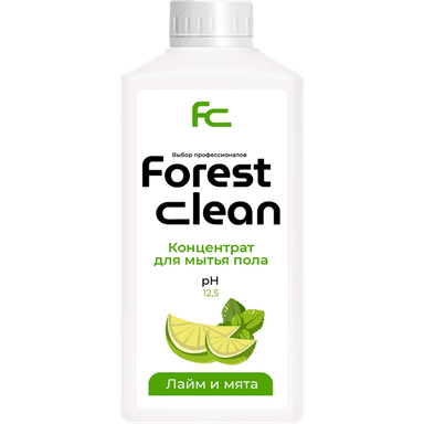 Концентрат для мытья пола 1 л "FOREST Clean" Лайм и мята