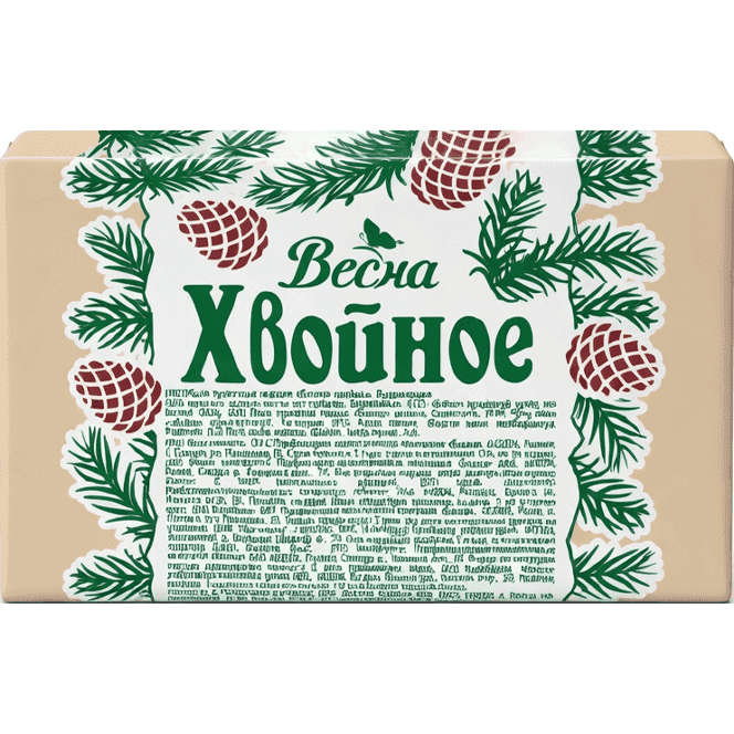 Мыло кусковое 140 г туалетное "Хвойное" Весна