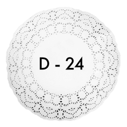 Ажурные салфетки D-24 см