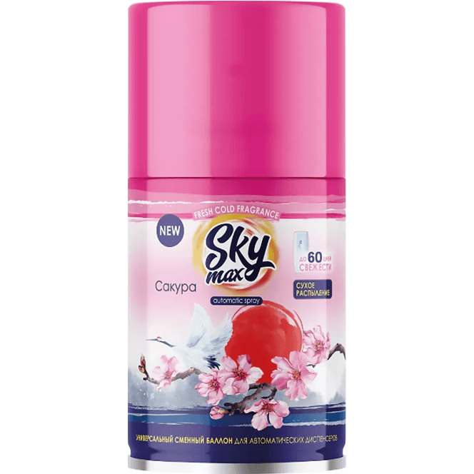 Освежитель воздуха/сменный баллон 250 мл "Sky Max", Сакура