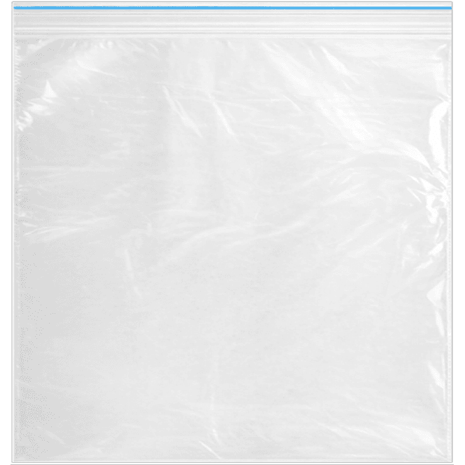 Грипперы 10*10 см Голубая полоса 40 мкм EXTRA (100 шт.упак)