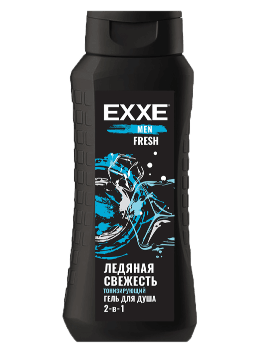Гель для душа 400 мл "EXXE" MEN 2в1 Тонизирующий FRESH