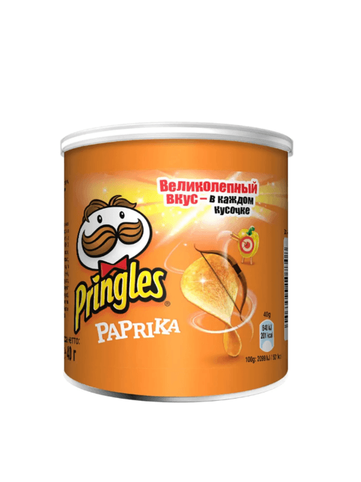 Чипсы "Pringles" 40г, Паприка Чипсы "Pringles" 40г, Паприка