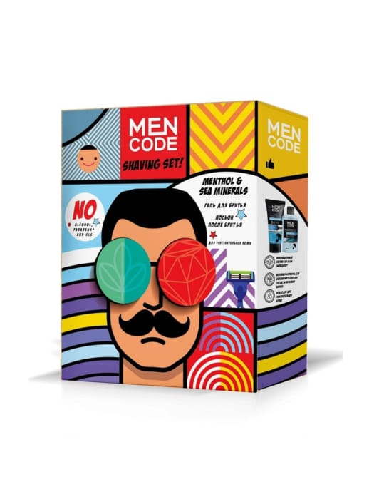 Подарочный набор "MEN CODE" Shaving Set/Гель для бритья 150 мл + Лосьон для бритья 150 мл Подарочный набор "MEN CODE" Shaving Set/Гель для бритья 150 мл + Лосьон для бритья 150 мл