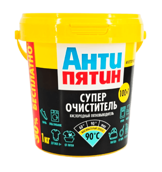Порошок-пятновыводитель 1000 г Антипятин кислородный Порошок-пятновыводитель 1000 г Антипятин кислородный