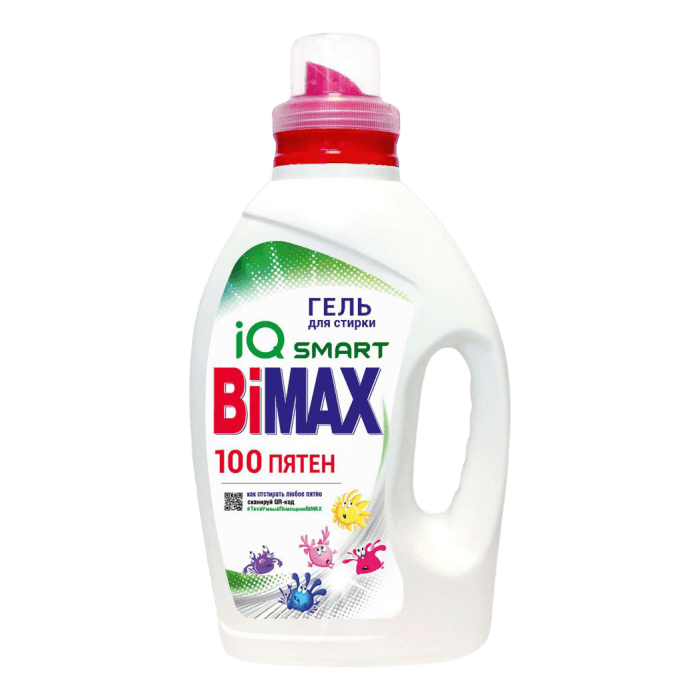Гель для стирки белья 1300 гр "BiMax", 100 пятен Гель для стирки белья 1300 гр "BiMax", 100 пятен